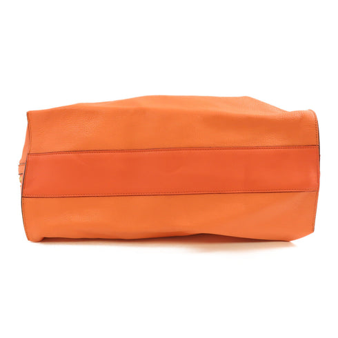 Chloe GHW Shoulder Tote Bag Calfskin Leather