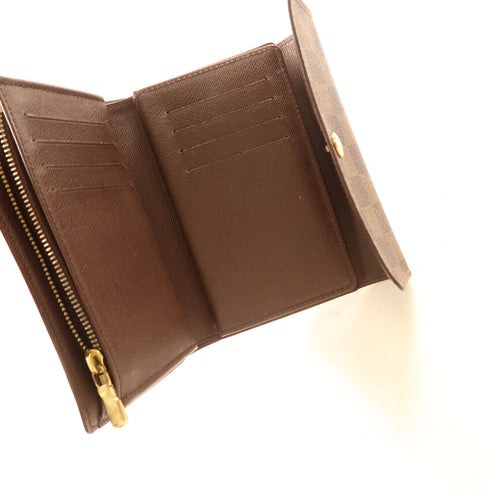 LOUIS VUITTON LV GHW Wallet Damier N63067 Brown