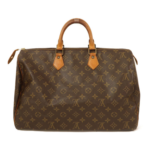 LOUIS VUITTON LV GHW Speedy 40 Handbag Boston Bag M41522 Monogram Brown