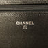 CHANEL CC SHW Boy WOC Wallet On Chain Chain Shoulder Bag Calfskin Leather Black