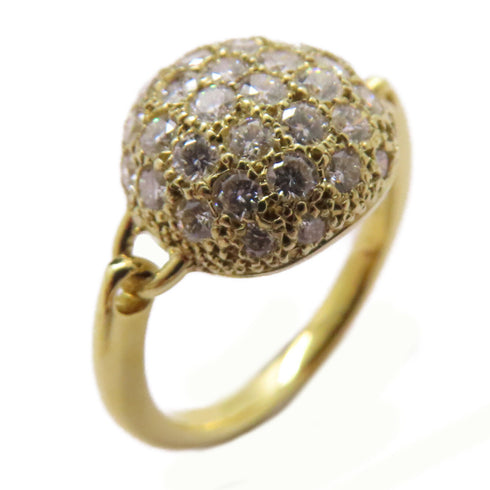 FINE JEWELRY 0.84ct Diamond Ring 18K Yellow Gold US#5.25