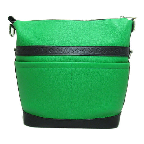 LOUIS VUITTON LV SHW Cruiser GM 2 Way Shoulder Bag M57819 Calfskin Green Black