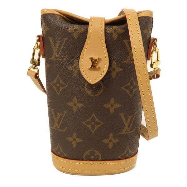 LOUIS VUITTON LV GHW Fold Me Pouch Shoulder Bag M80874 Monogram Brown