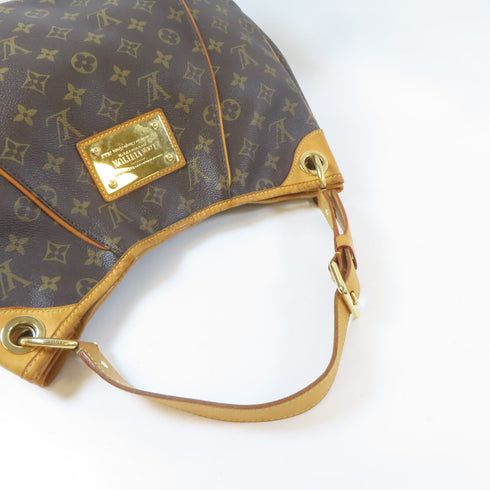 LOUIS VUITTON LV GHW Galliera PM Shoulder Bag Monogram Brown