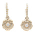 CHANEL CC Camellia Diamond Earrings J11659 18K Pink Gold