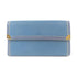 LOUIS VUITTON LV GHW Long Trifold Wallet M91837 Leather Blue