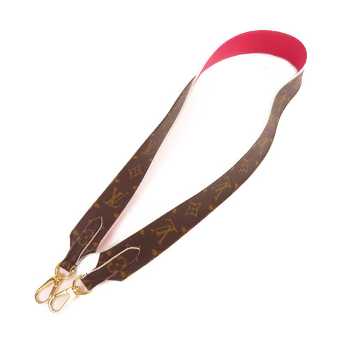 LOUIS VUITTON LV GHW Bandouliere Shoulder Strap J02287 Monogram Brown Pink