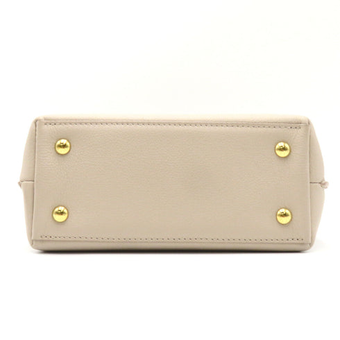 LOUIS VUITTON LV GHW 2 Way Shoulder Bag Handbag #M21052 Calfskin Leather Beige