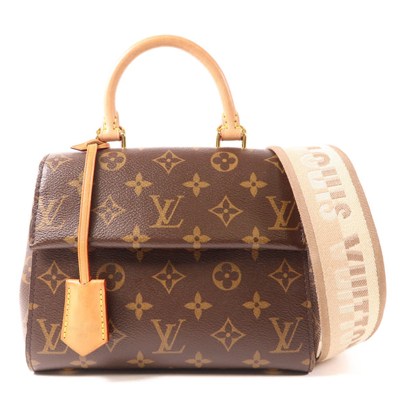 LOUIS VUITTON LV Cluny BB Shoulder Bag M46372 Monogram Brown