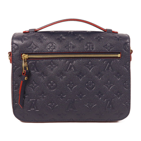 LOUIS VUITTON LV GHW Pochette Metis 2 Way Bag M44071 Monogram Empreinte Blue v2