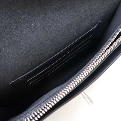 LOUIS VUITTON LV SHW Mylockme Chain Shoulder Bag M63471 Calfskin Leather Black v1