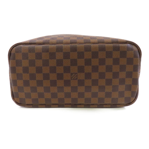 LOUIS VUITTON LV GHW Neverfull MM Shoulder Tote Bag N41358 Damier Brown v1