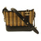 CHANEL CC Gabrielle Small Shoulder Bag Rattan Black/Brown