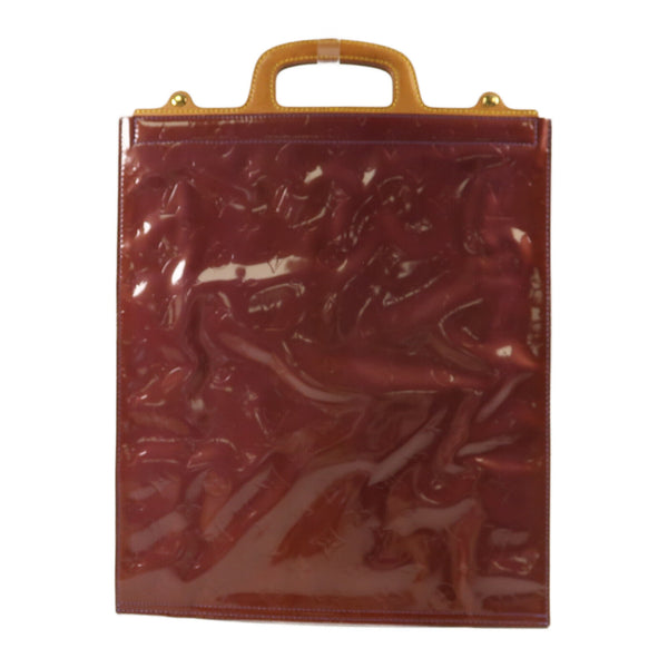 LOUIS VUITTON LV GHW Stanton Handbag M91079 Monogram Vernis Purple