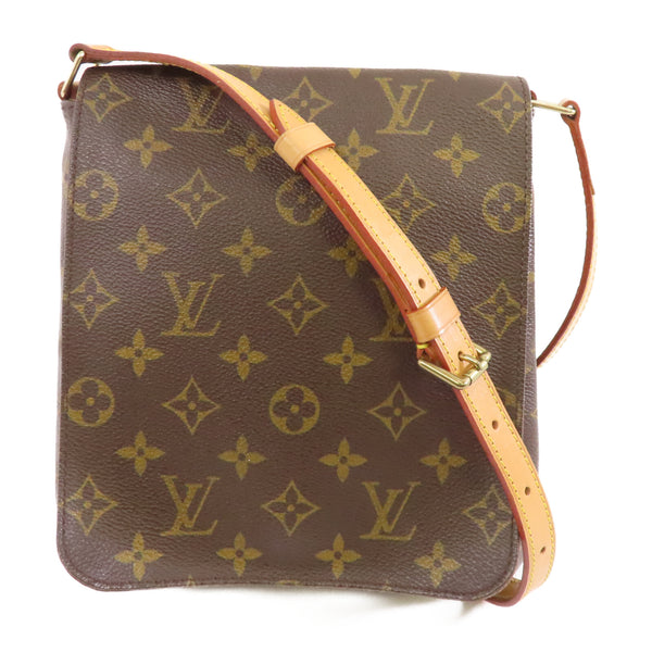 LOUIS VUITTON LV GHW Musette Salsa Shoulder Bag M51387 Monogram Brown