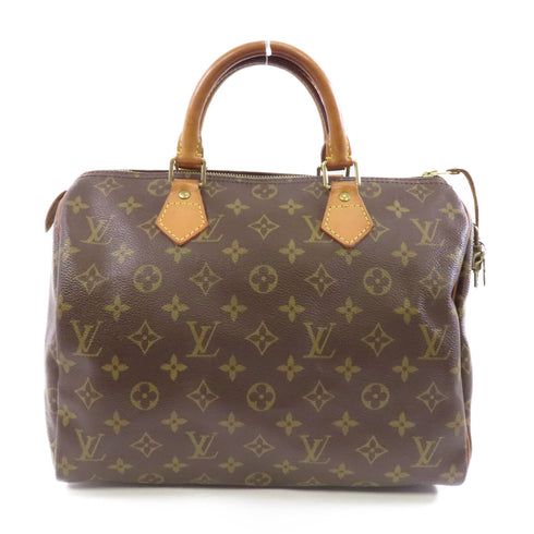 LOUIS VUITTON LV GHW Speedy 30 Handbag M41526 Monogram Brown v2