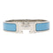 HERMES Clic H Bracelets Metal Light Blue