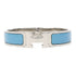 HERMES Clic H Bracelets Metal Light Blue