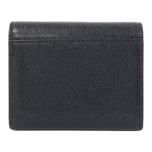 BURBERRY GHW Card Case/Card Holder Calfskin Leather Black