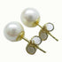 TIFFANY&CO Pearl Earrings 18K Yellow Gold