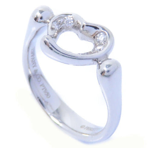 TIFFANY&CO Open Heart Ring PT950 Platinum US#4.25