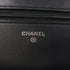 CHANEL CC SHW WOC Wallet On Chain Shoulder Bag Patent Leather Black