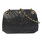 CHANEL CC GHW Chain Shoulder Bag Calfskin Leather Black v6