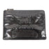 CHANEL CC SHW Feminine Pouch Large Clutch Bag Leather Black