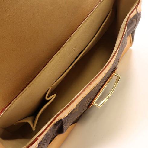 LOUIS VUITTON LV GHW Beverly MM Shoulder Hand Bag M40121 Monogram Brown