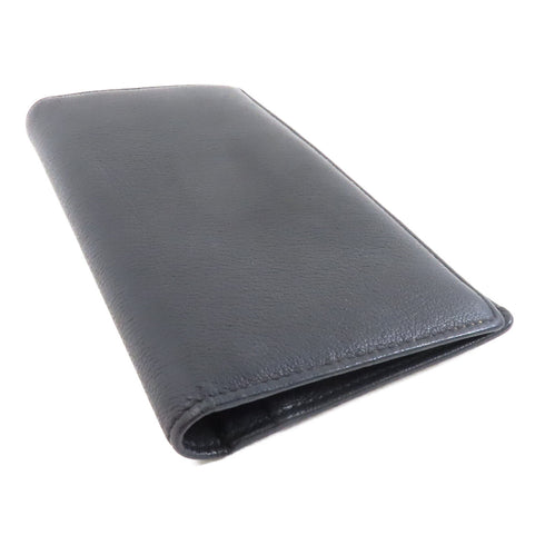 CHANEL CC GHW Long Wallet Leather Black