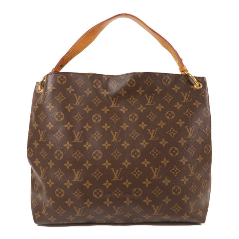 LOUIS VUITTON LV GHW Graceful MM Shoulder Bag M43704 Monogram Brown
