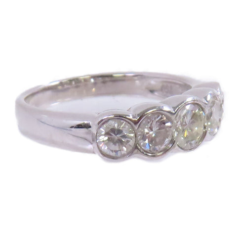 JEWELRY Diamond Ring US#4.75 18K White Gold