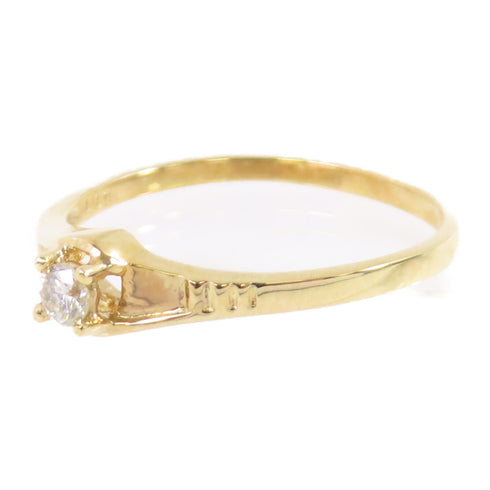 JEWELRY Diamond Ring US#7.5 18K Yellow Gold