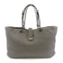 BOTTEGA VENETA BV Shoulder Bag Handbag Lambskin Leather Grey Gray