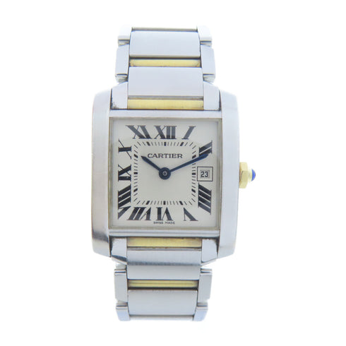 CARTIER Tank Francaise Quartz Watch W51012Q4 Stainless Steel/18K Yellow Gold