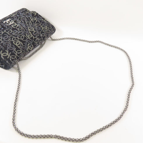 CHANEL CC SHW Chain Shoulder Bag Canvas