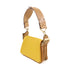 Chloe GHW Shoulder Bag Handbag Calfskin Leather Yellow Brown