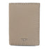 FENDI Card Case/Card Holder Calfskin Leather Beige