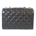 CHANEL Quilted CC GHW Triple Flap Bag Chain Shoulder Bag AS0824 Calfskin Black