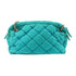 CHANEL CC SHW Bubble Quilt Shoulder Bag 47965 Fabric Turquoise Blue/Blue