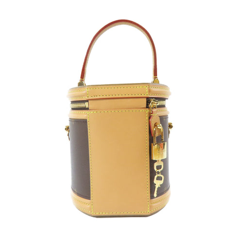 LOUIS VUITTON LV GHW Cannes 2 Way Shoulder Handbag M44603 Monogram Giant Brown