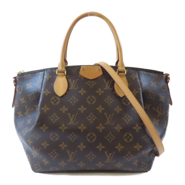 LOUIS VUITTON LV GHW Turenne MM 2 Way Shoulder Bag Monogram Brown