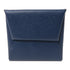 HERMES PHW Bastia Coins Case Purse Veau Epsom Leather Blue
