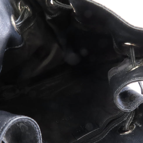 GUCCI GG SHW Shoulder Bag 001.4033 Canvas Black