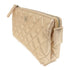 CHANEL Quilted CC GHW Pouch Lambskin Leather A69259 Gold