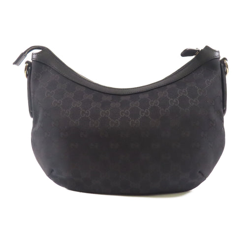 GUCCI GG SHW Shoulder Bag 353399 Canvas Black