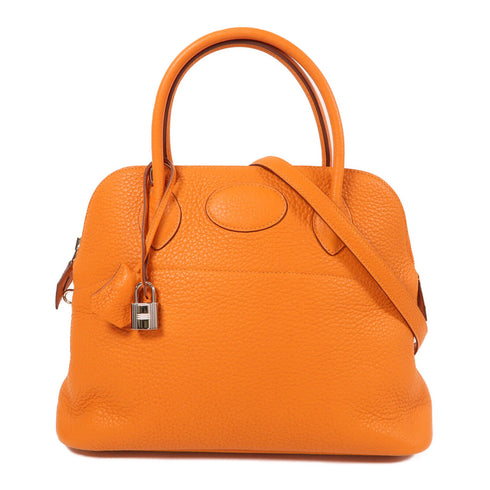 HERMES PHW Bolide 31 2 Way Shoulder Bag Clemence Leather