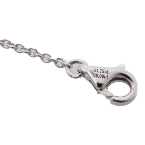 JEWELRY Diamond Sapphire Necklace Accessories 18K White Gold