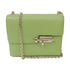 HERMES PHW Verrou Mini Chain Shoulder Bag Chevre Leather Vert Criquet Green