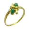 Fine Jewelry Jade Ring 24K Yellow Gold